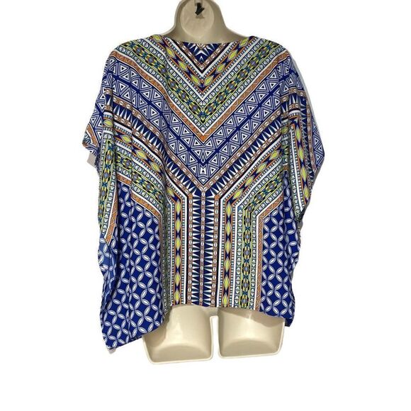 Miami Women’s Geometric Pattern Blouse Size Medium - Picture 6 of 14